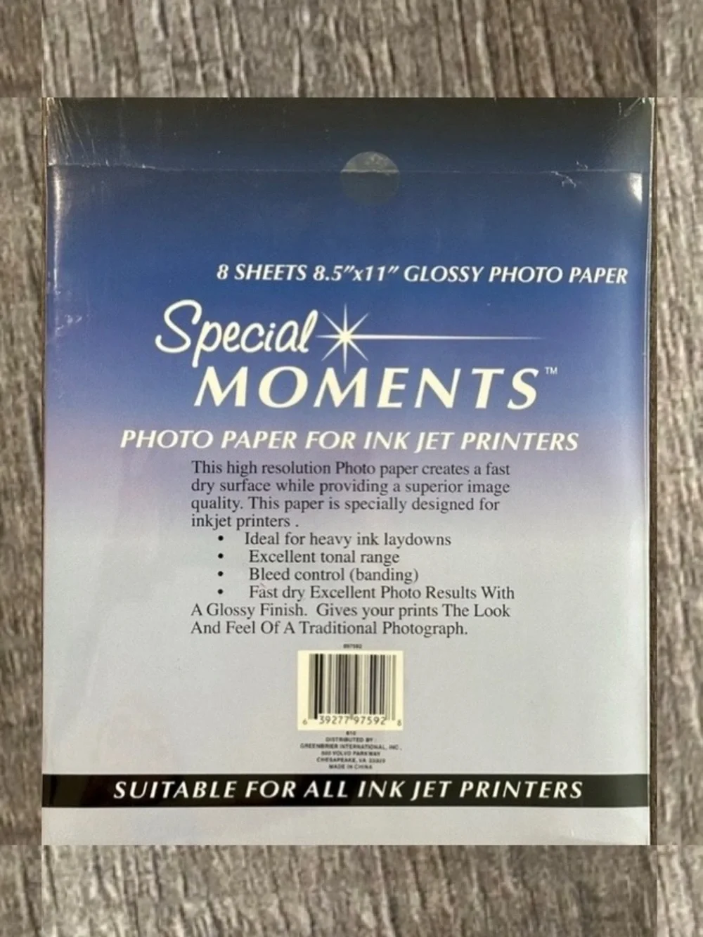 💞 New Special Moments Glossy 8.5x11 Photo Paper Pack for Pictures